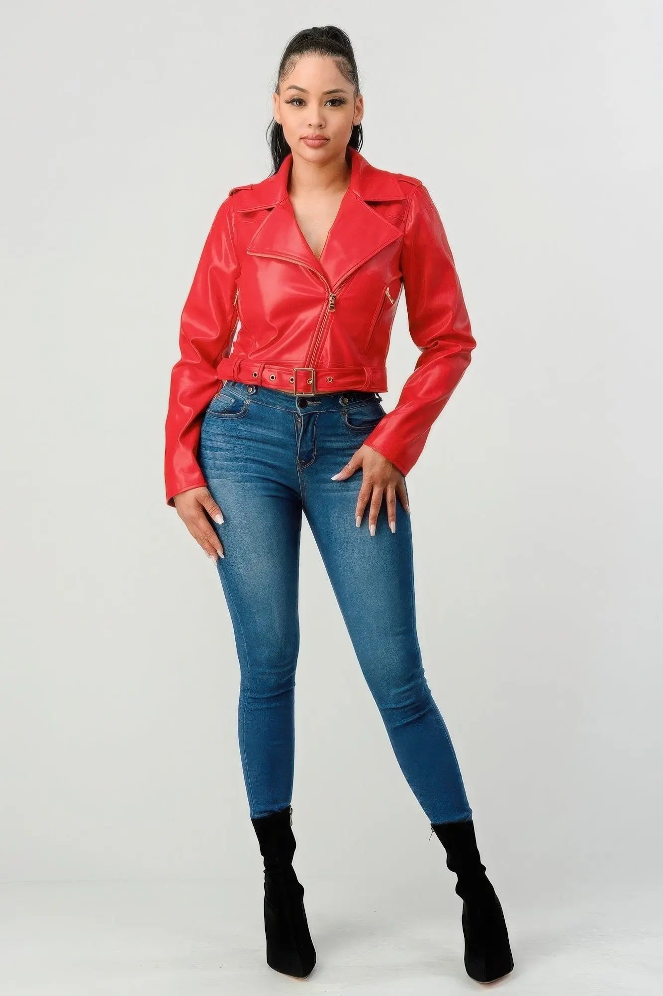Pu Leather Jacket Taylor Rouge
