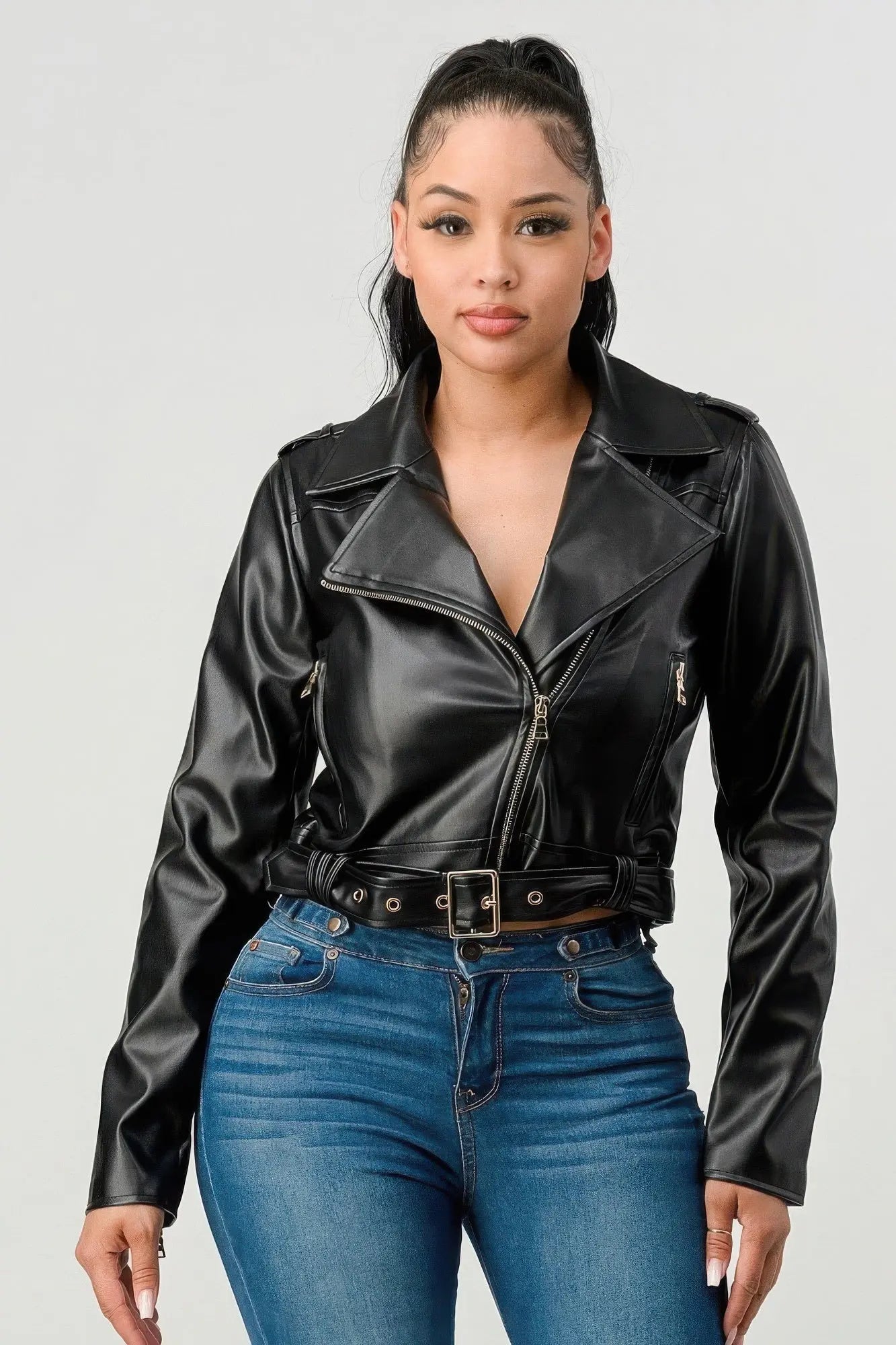 Pu Leather Jacket Taylor Rouge