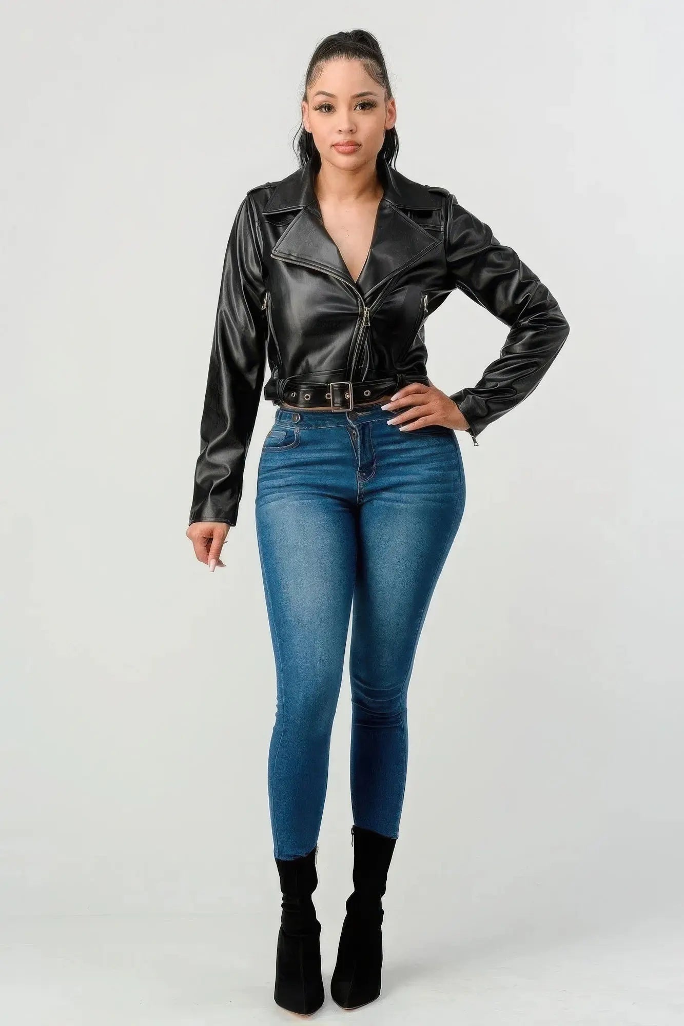 Pu Leather Jacket Taylor Rouge