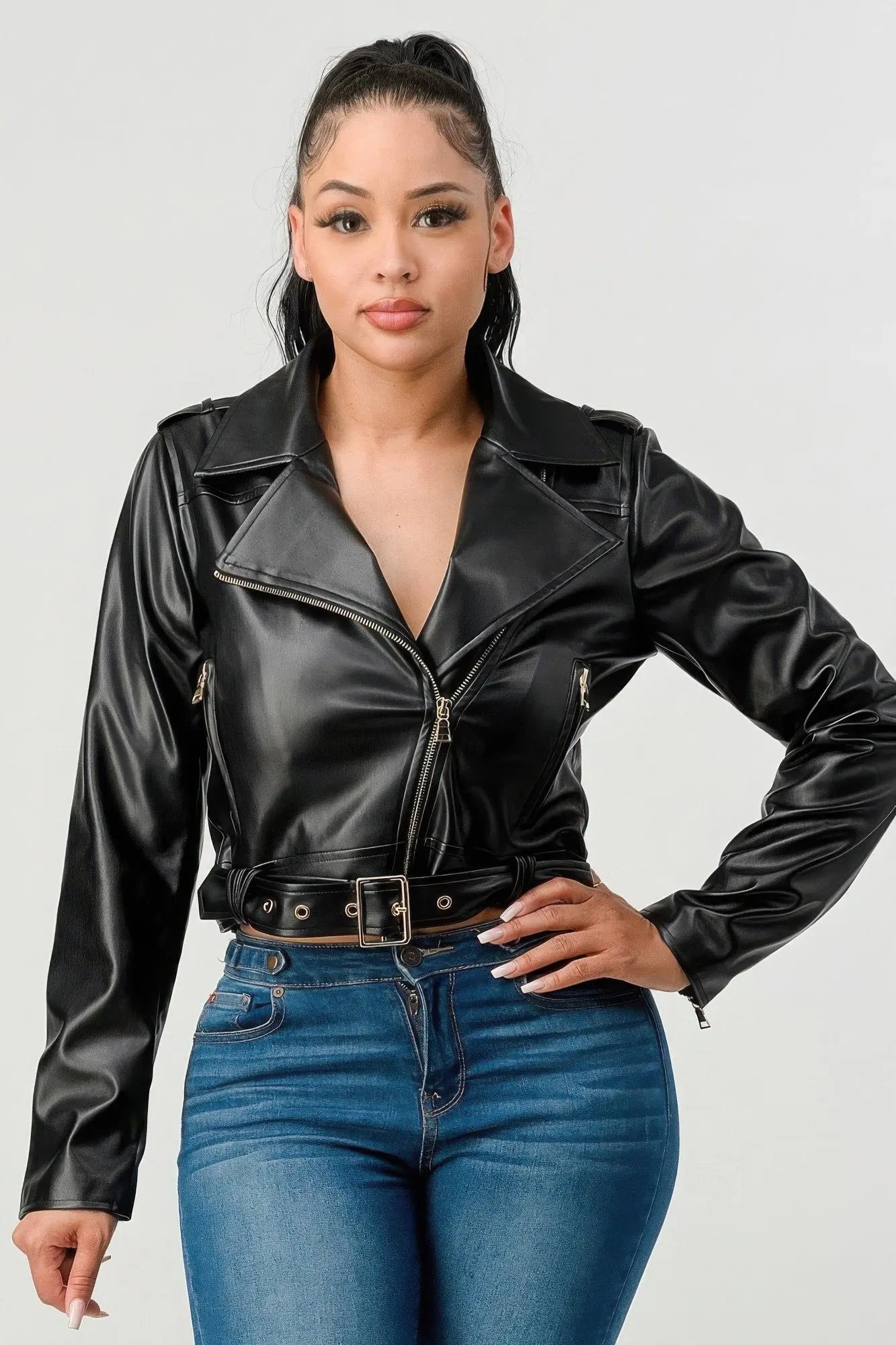 Pu Leather Jacket Taylor Rouge