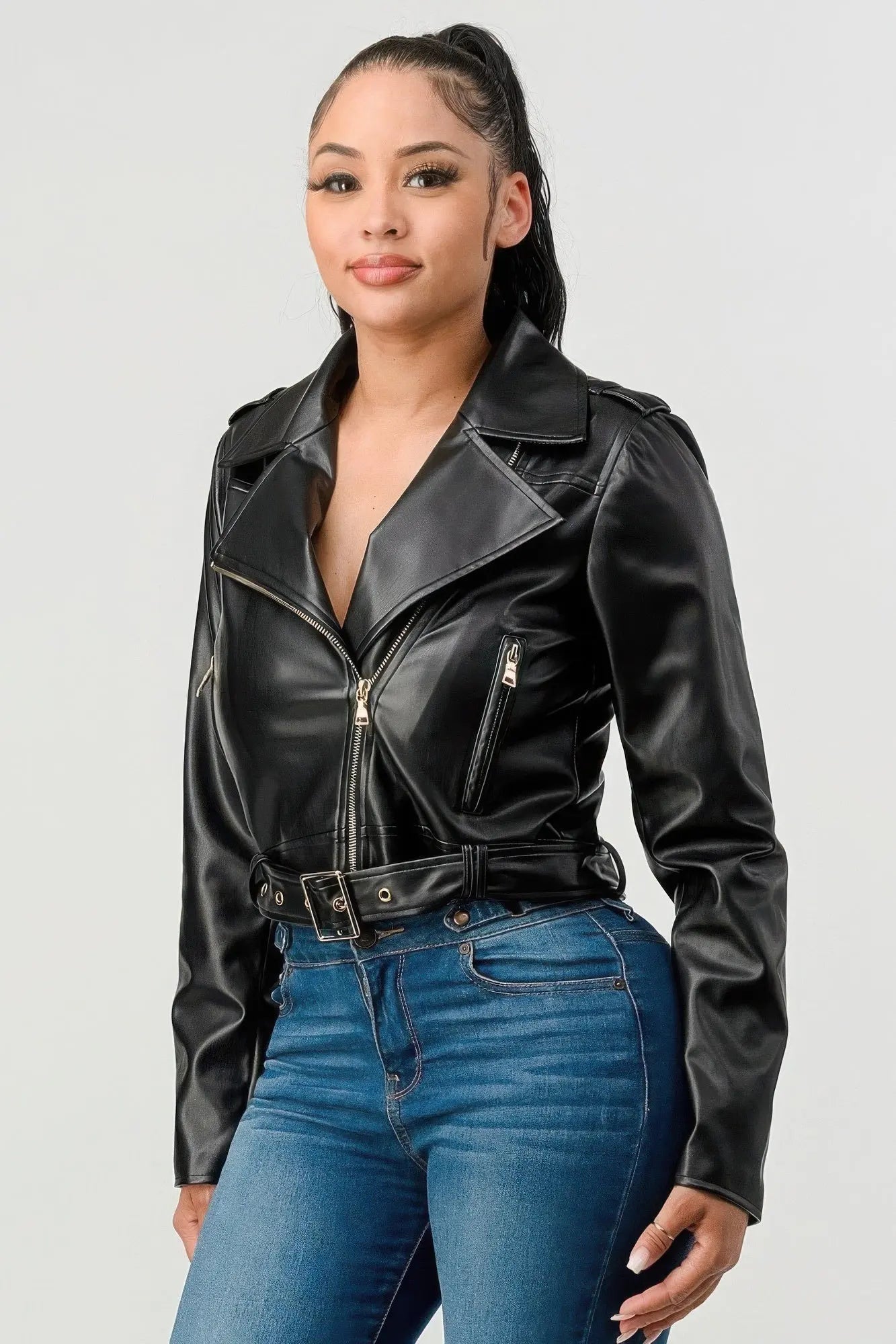 Pu Leather Jacket Taylor Rouge