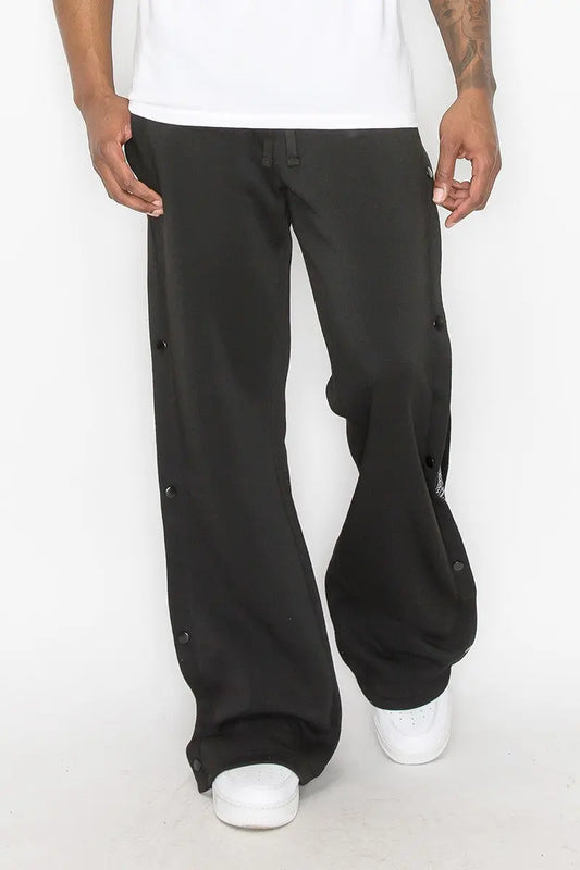 Bandana Fleece Pants - Black Taylor Rouge