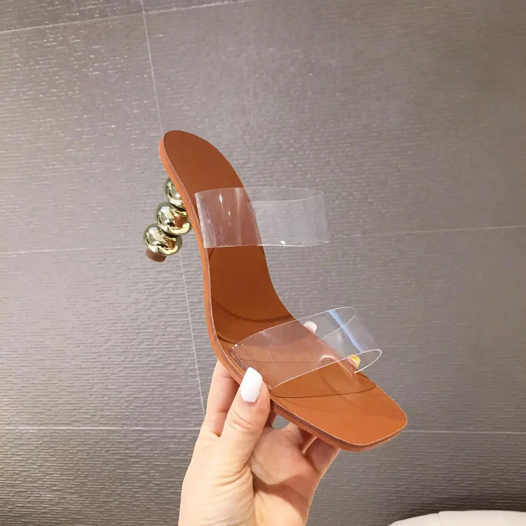 Becky’s Behavior Heels - Brown Taylor Rouge