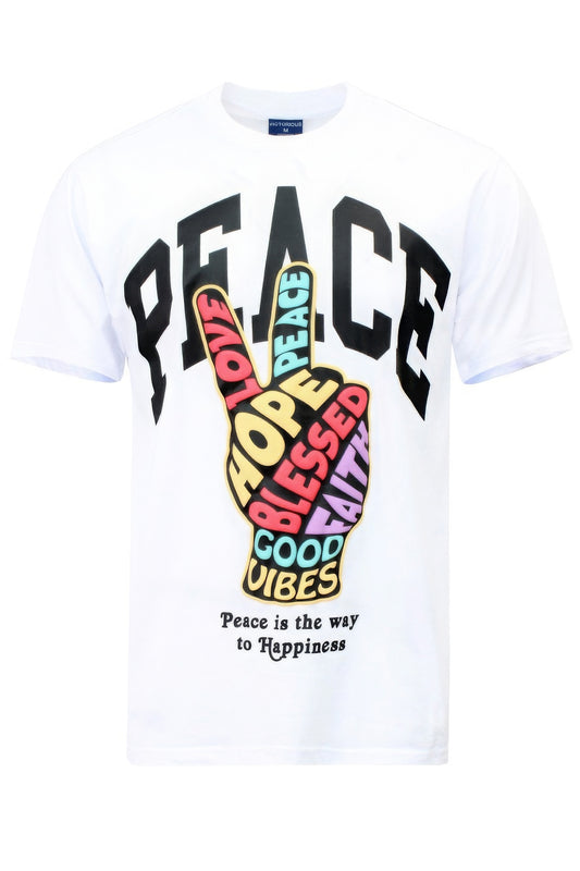 Peace Hand Sign T-shirts - Taylor Rouge