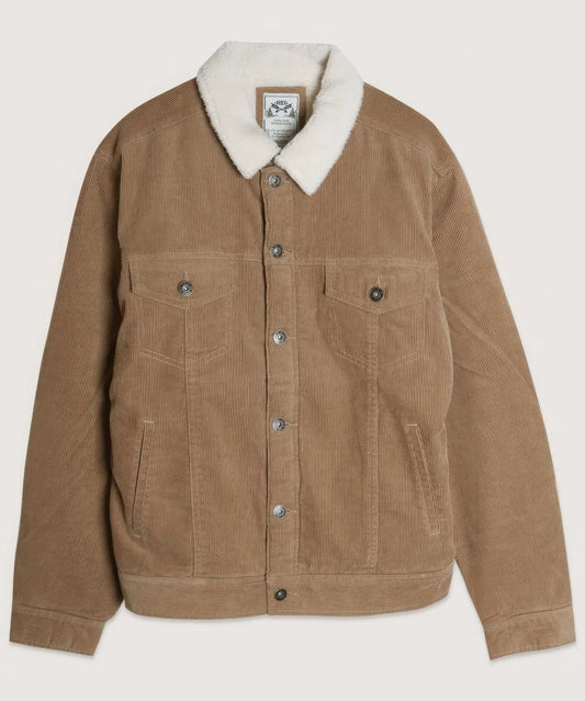 Casual Corduroy Lined Trucker Jacket Taylor Rouge