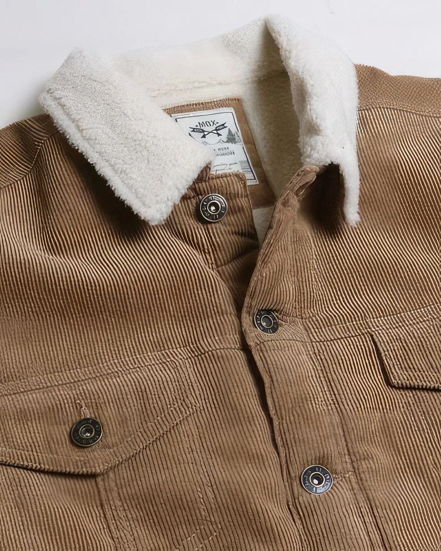 Casual Corduroy Lined Trucker Jacket Taylor Rouge