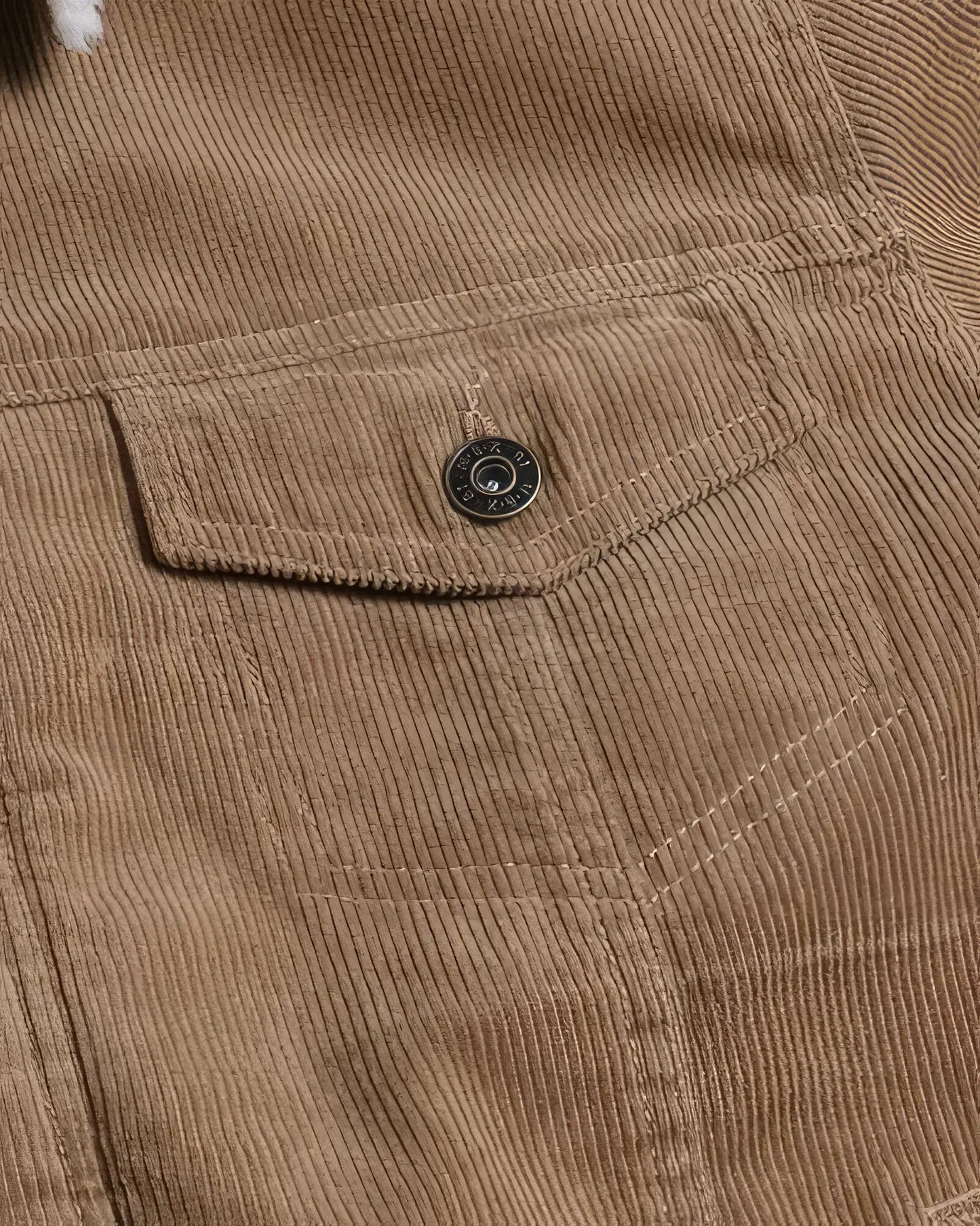 Casual Corduroy Lined Trucker Jacket Taylor Rouge