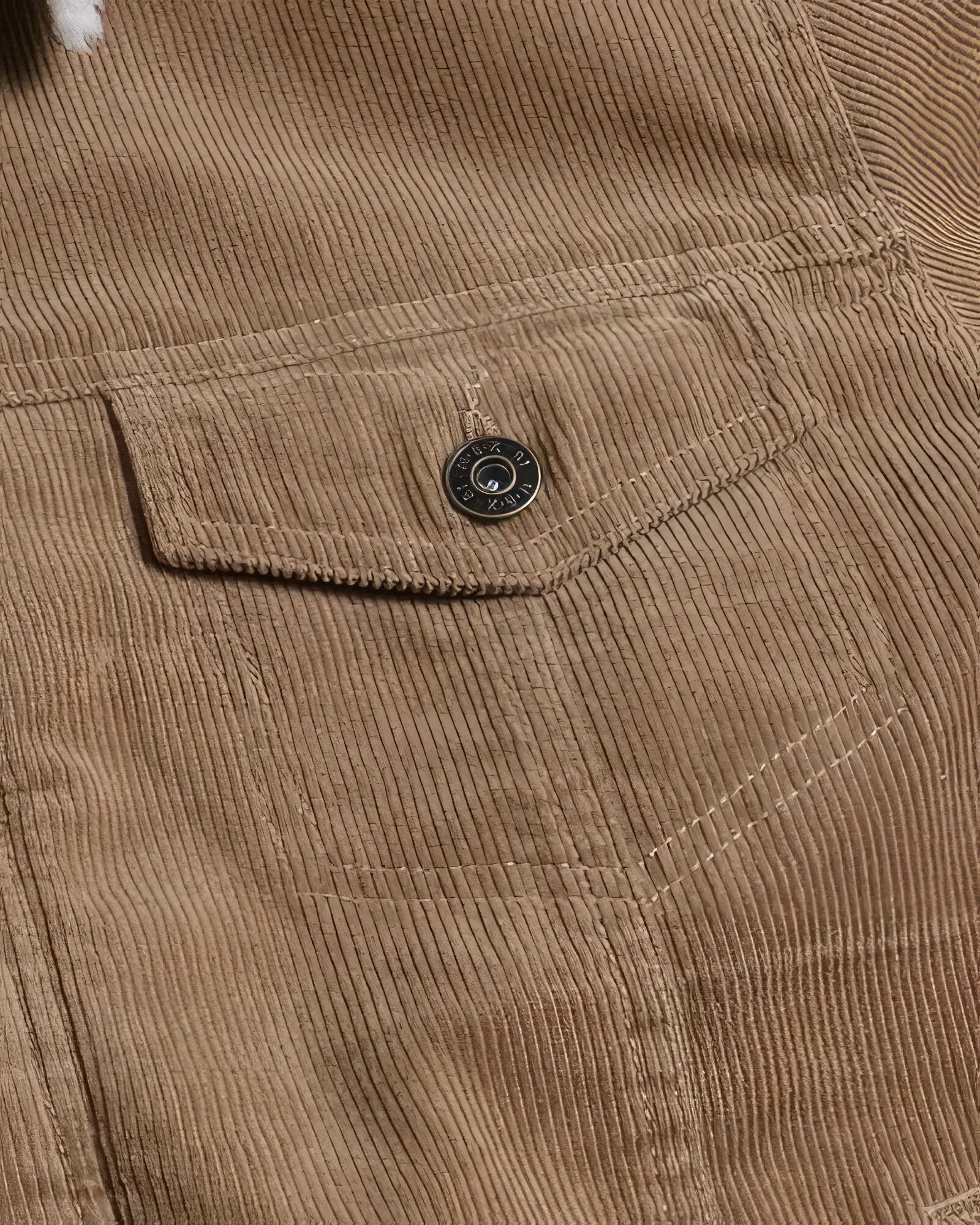 Casual Corduroy Lined Trucker Jacket Taylor Rouge