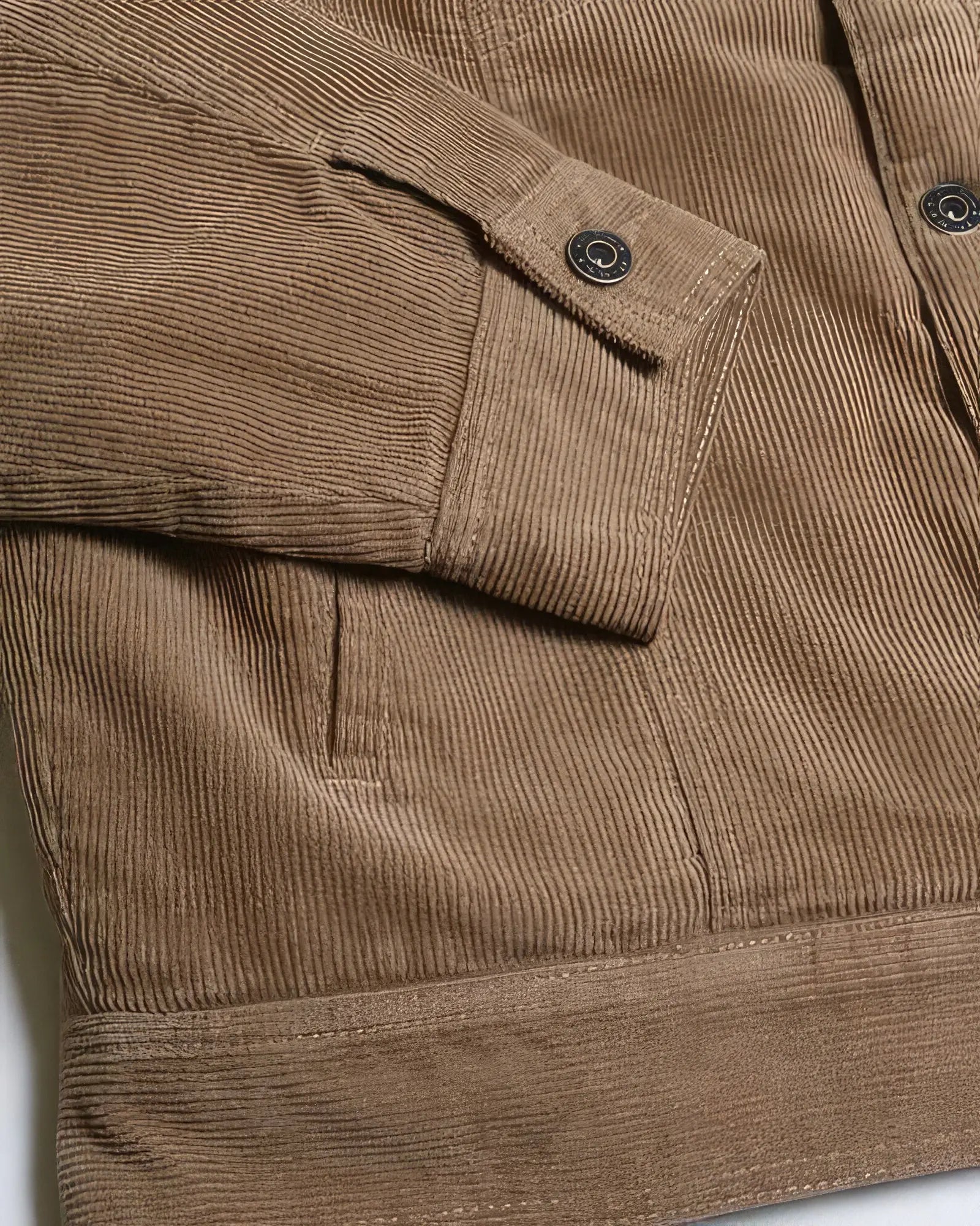 Casual Corduroy Lined Trucker Jacket Taylor Rouge