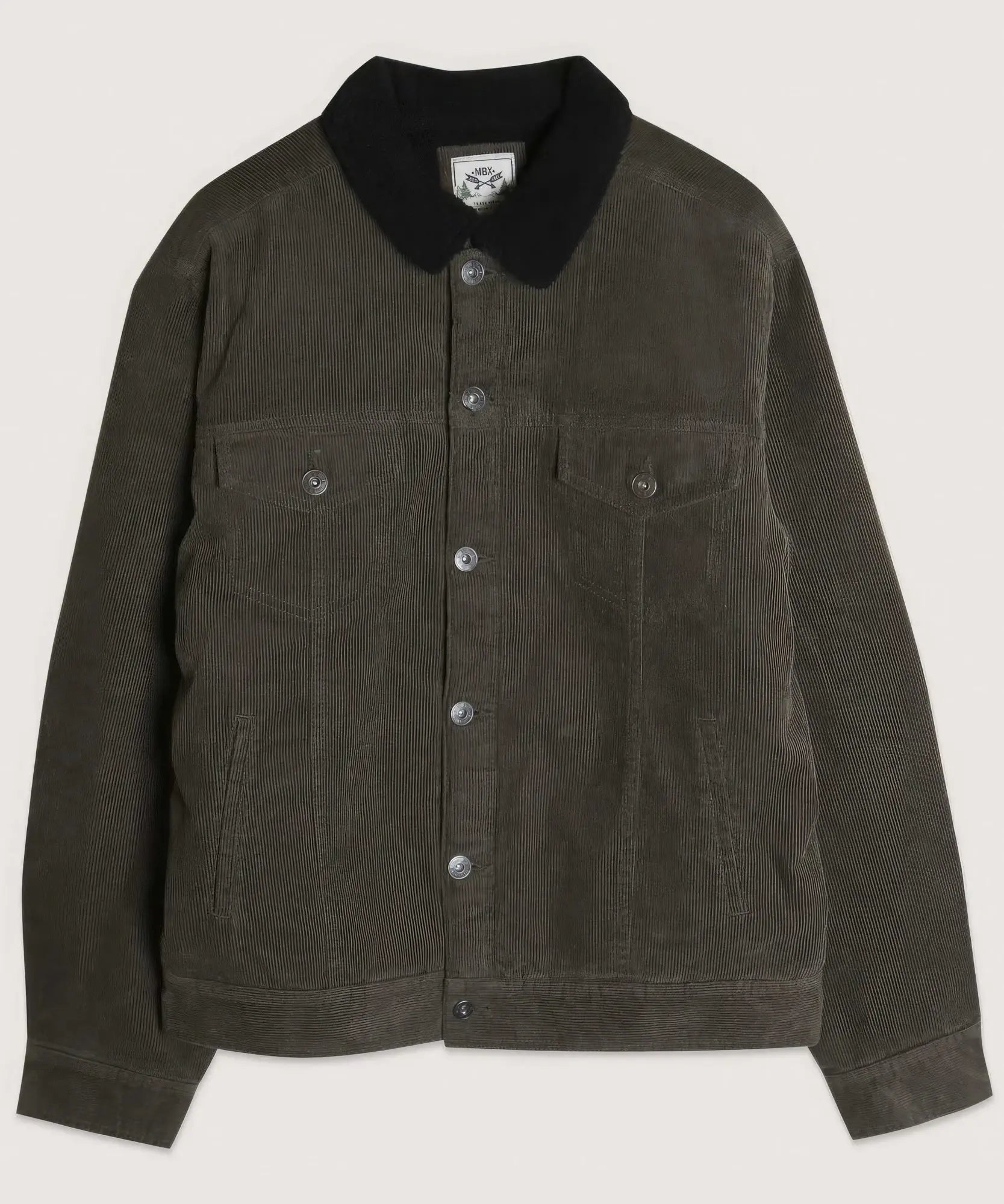 Casual Corduroy Lined Trucker Jacket Taylor Rouge