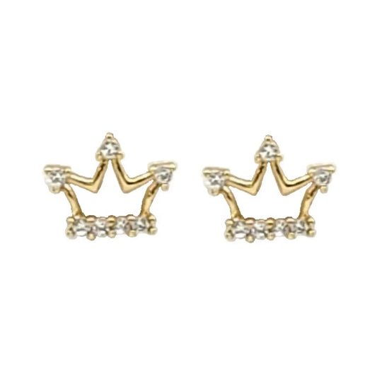 Crown Crystal Stud Earring Taylor Rouge