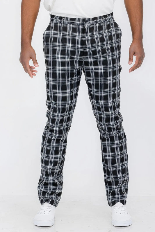 Plaid Trouser Pants Taylor Rouge