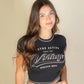 Vintage Logo Long Sleeve Graphic Tee Taylor Rouge